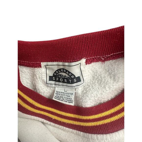 Vintage 90s Florida State Seminoles Embroidered Mens Large Crewneck Sweatshirt - Picture 3 of 8